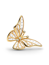 Oversized Butterfly Openwork Charm