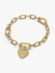 Engravable Heart Medallion Charm