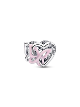 Entwined Heart & Butterfly Charm