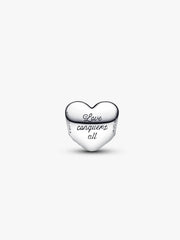Bridgerton Honeycomb & Bee Heart Charm
