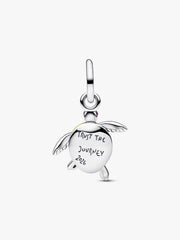 2026 Pink Sea Turtle Lab-grown Diamond Dangle Charm
